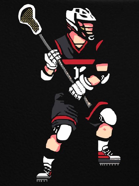 Lacrosse Player Pixel