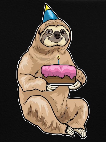 Sloth Birthday Cake