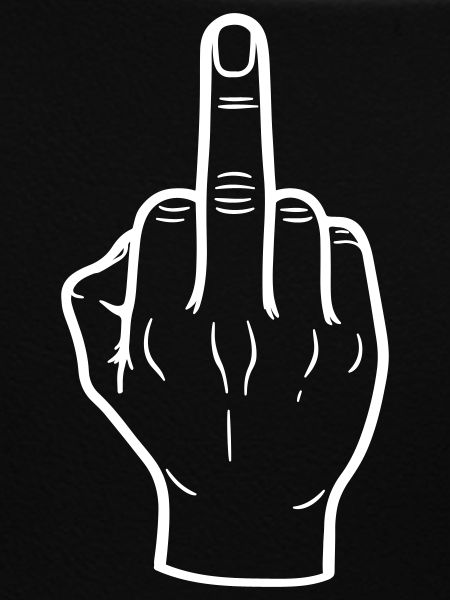 Mittelfinger Hand