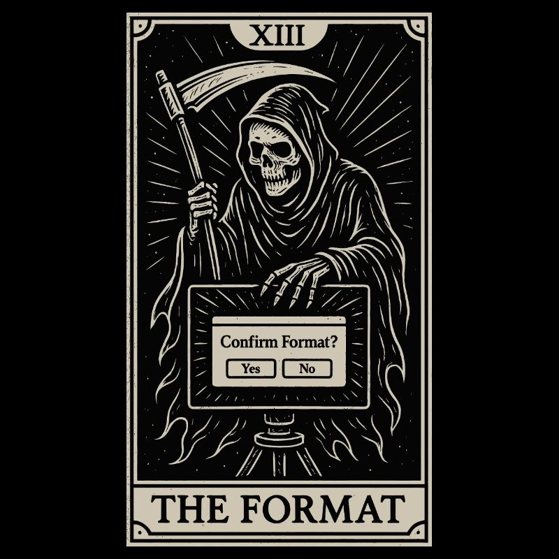 Datafararding Tarot : Mort du format