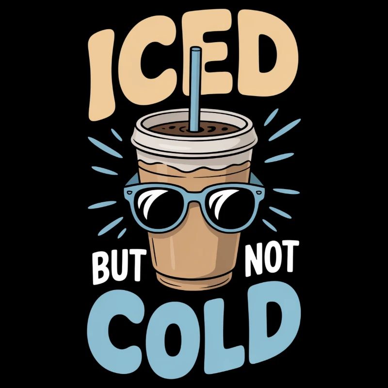Iced But Not Cold Eiskaffee Humor Sommer