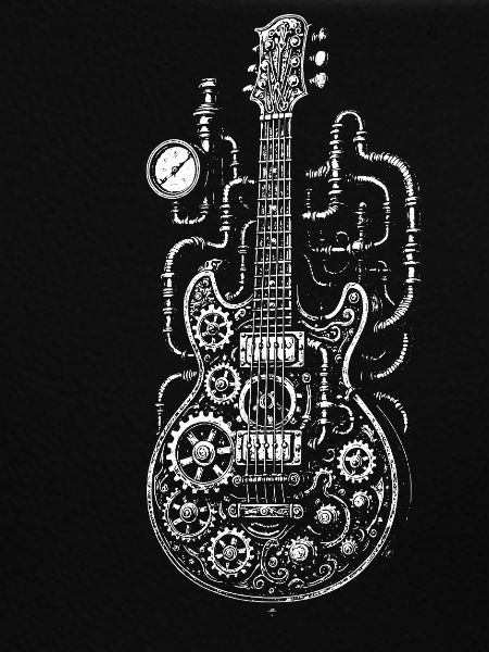 steampunk industrial steampunk Guitar 