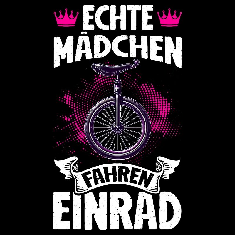 Echte Mädchen Fahren Einrad