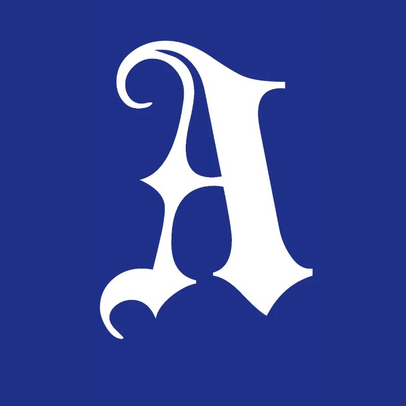 Gothic Monogram A Script