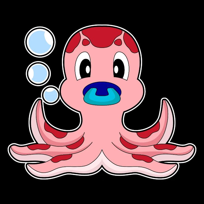 Krake Baby Schnuller