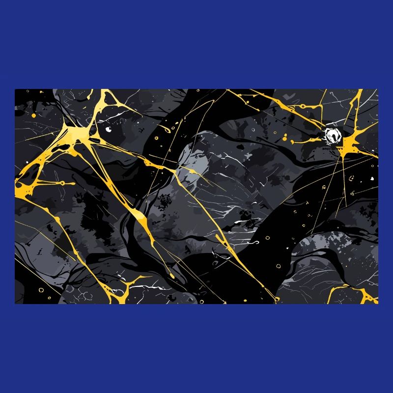 Marmor Marmor Granit schwarz und golden oder GF