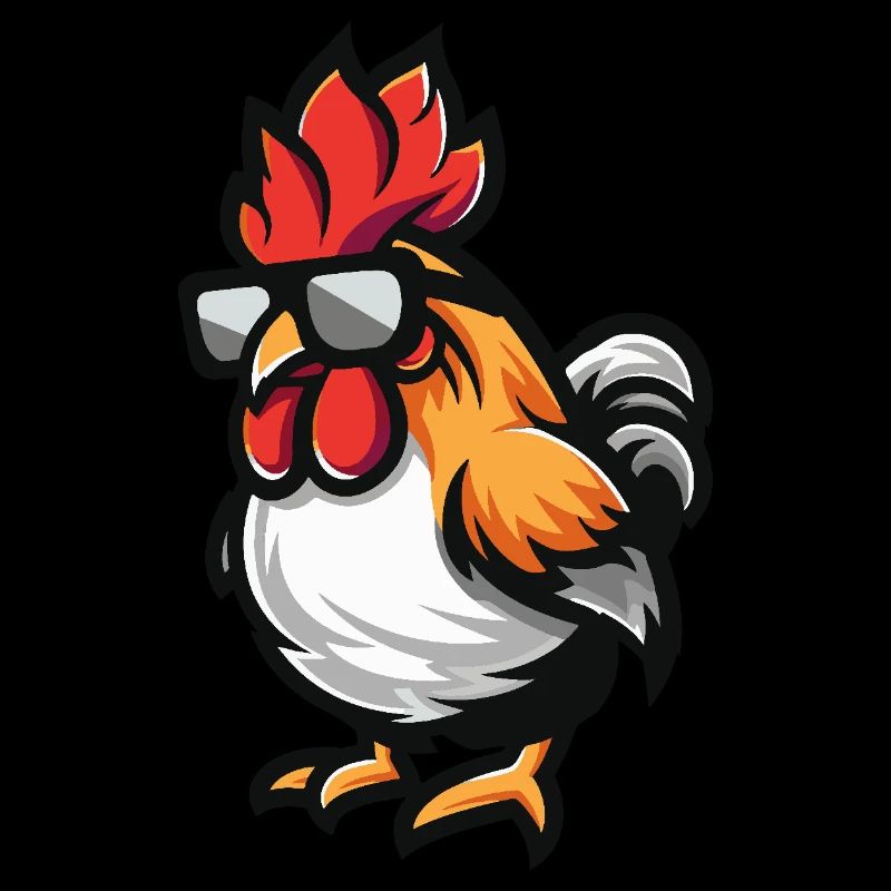 Coq Bande dessinée cool