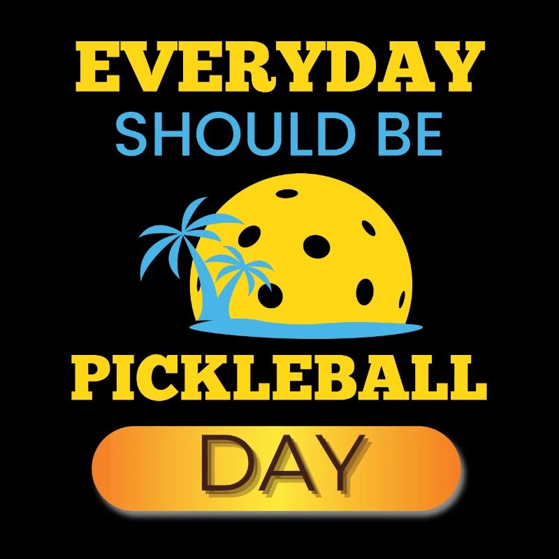 Un design sportif tous les jours devrait être le jour du pickleball
