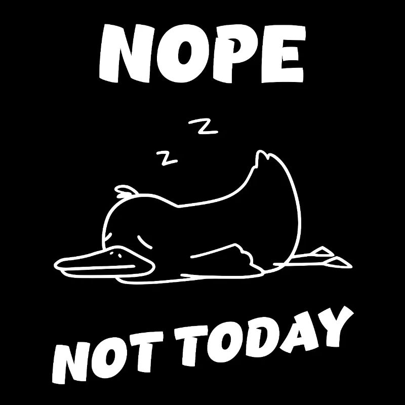Nope Duck – Nothing will happen today!