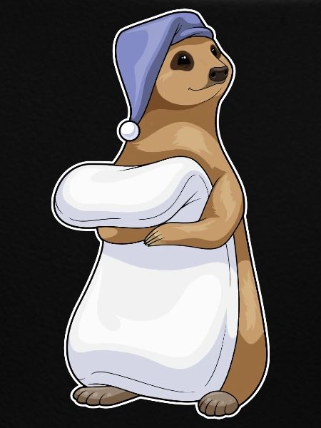Meerkat Sleeping Blanket