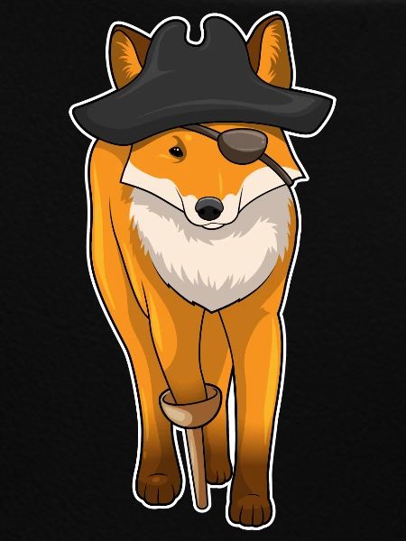 Fox Pirate Eye Patch