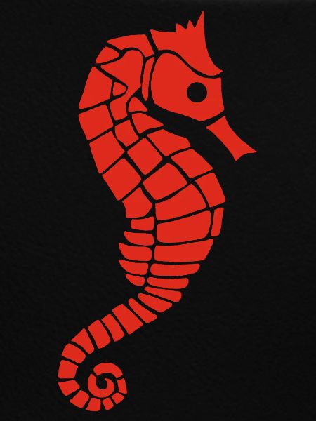 Rotes Seepferdchen