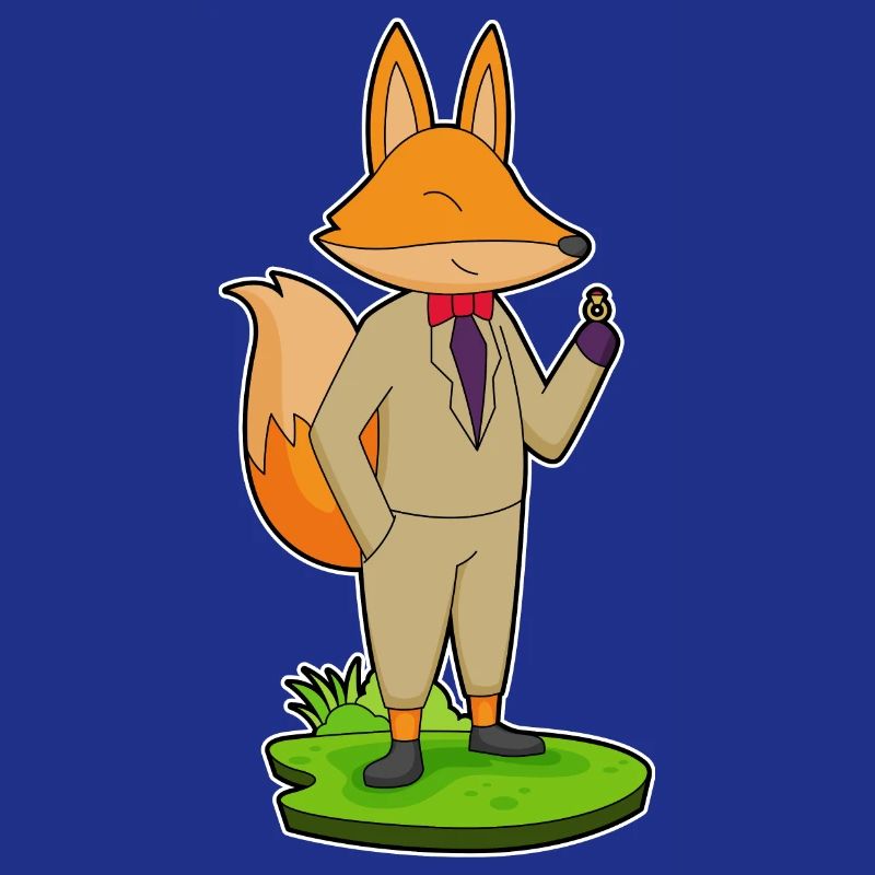 Fuchs Bräutigam Ehering Hochzeit