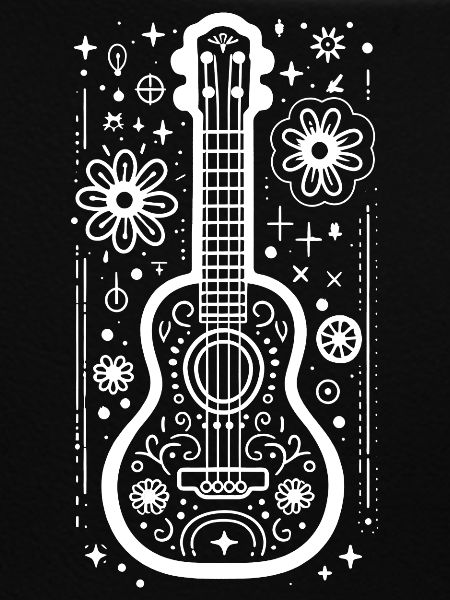 Ukulele Drawing