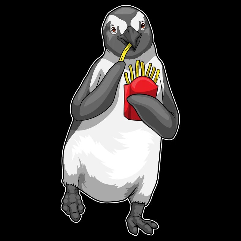 Pingouin frites
