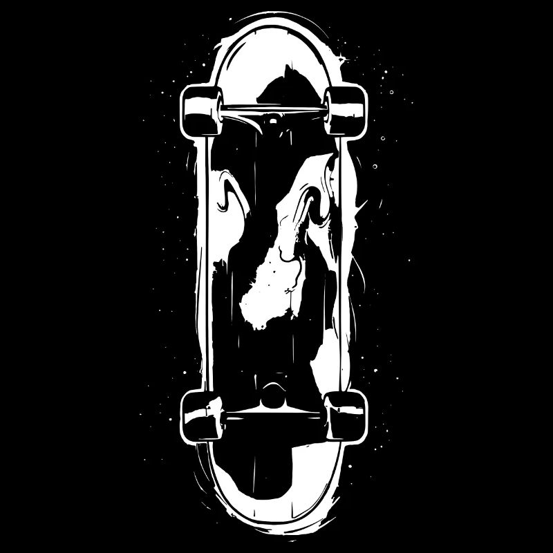 Skateboard Skizze