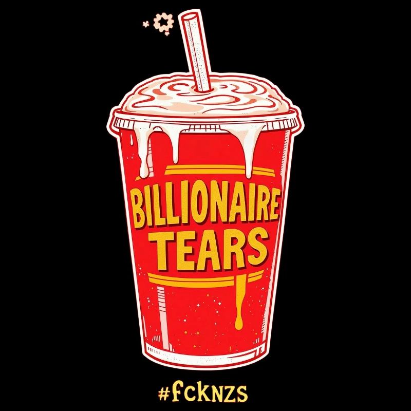 Billionaire Tears Satirical Protest Shirt