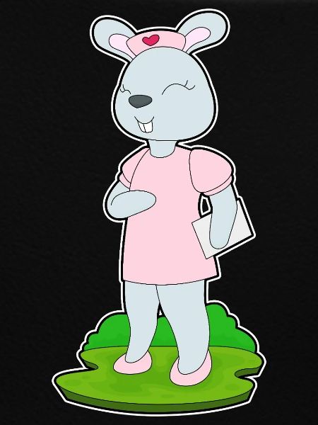 Hase Krankenschwester
