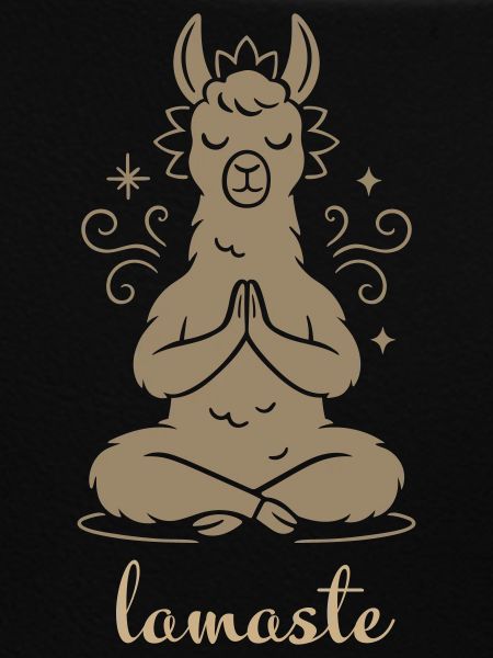 Yoga Lamaste - Meditating Lama