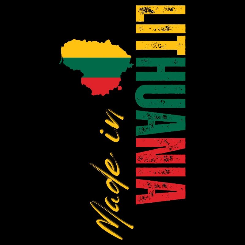 Made in Lithuania, vertical design