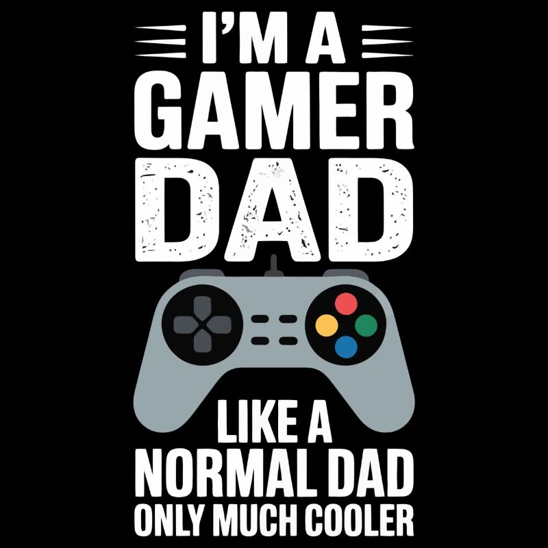 Papa gamer comme un père normal, mais plus cool