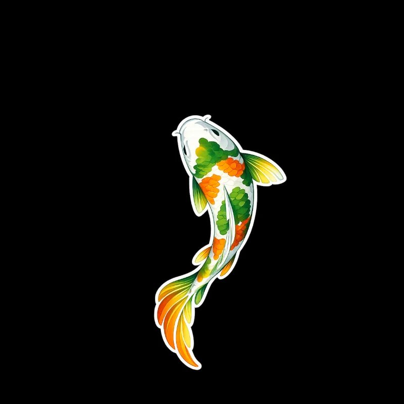 Koi . 2 . AI generated