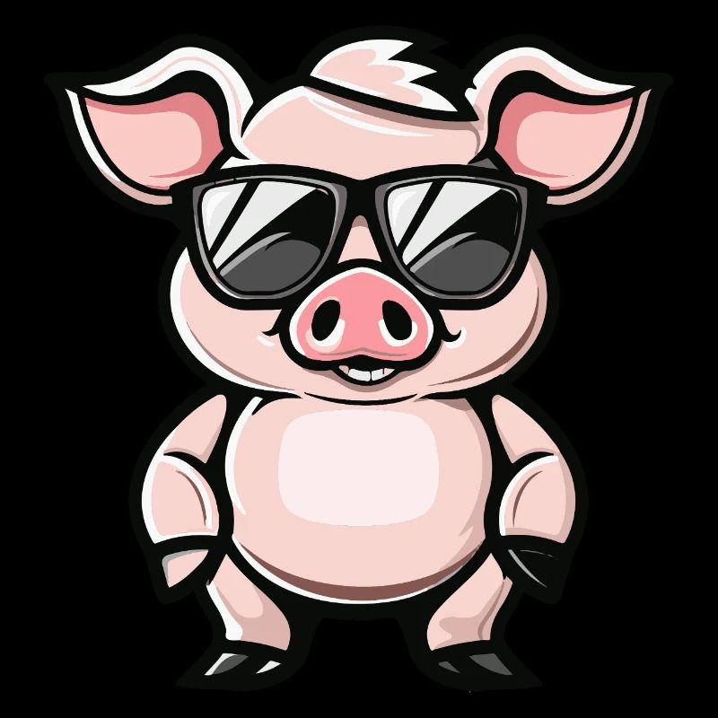 Schwein Cool Tier