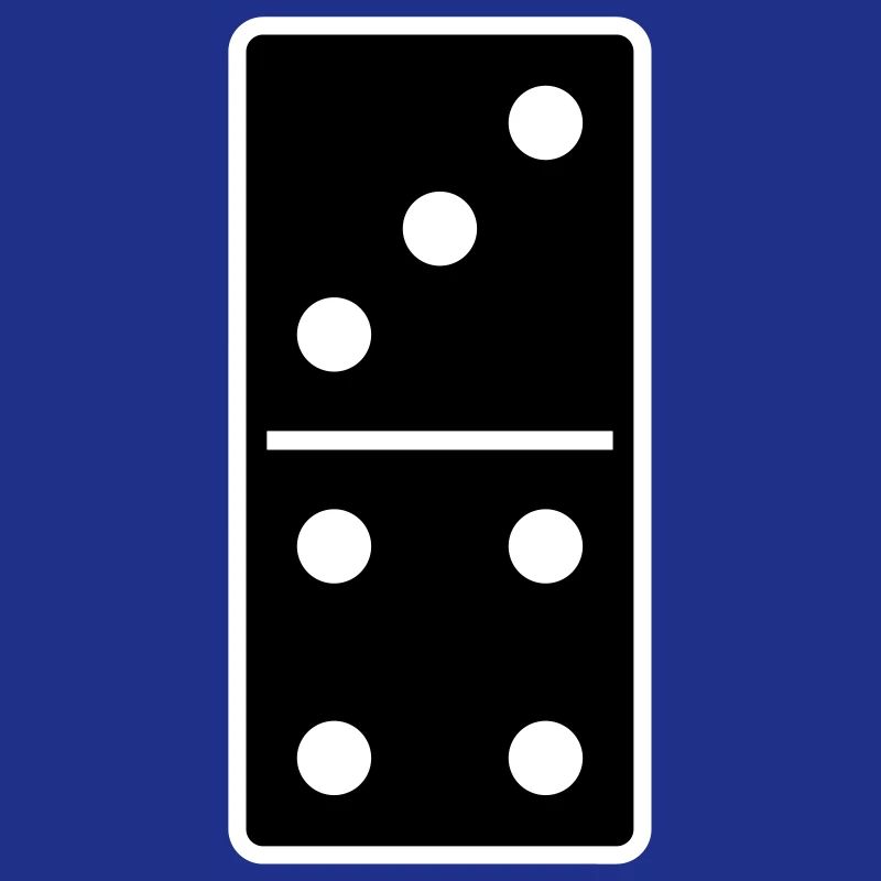 DOMINO STONE 3:4 - VARIABLE COLOR - VECTOR DESIGN!