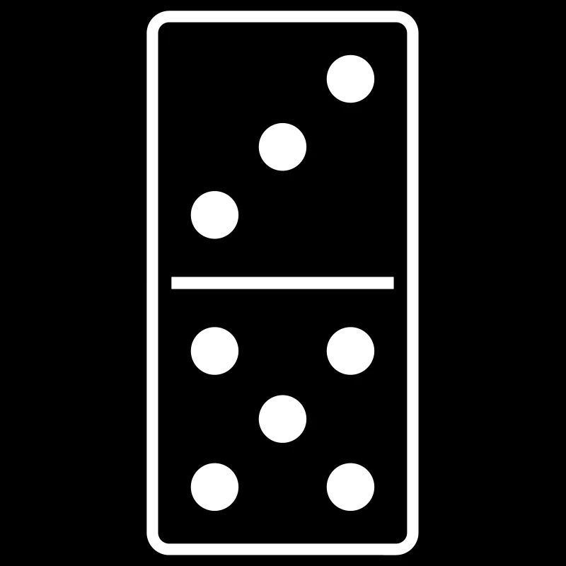 DOMINO STONE 3:5 - VARIABLE COLOR - VECTOR DESIGN!