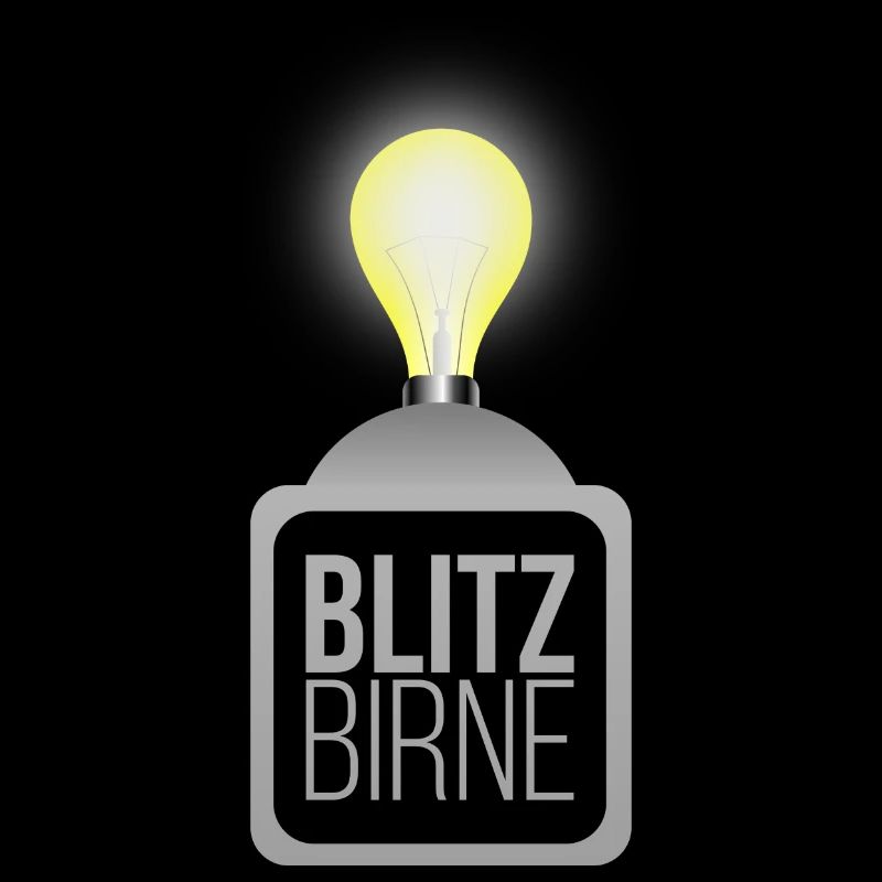 Blitzbirne Glühlampe schlau clever