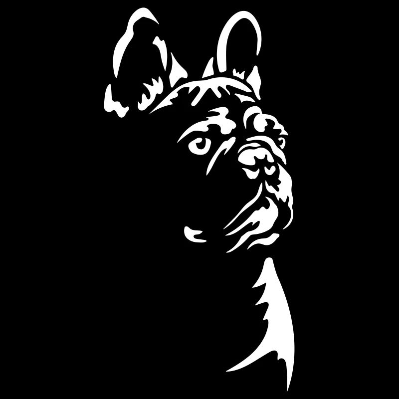 Tête de bouledogue français « Black Edition »
