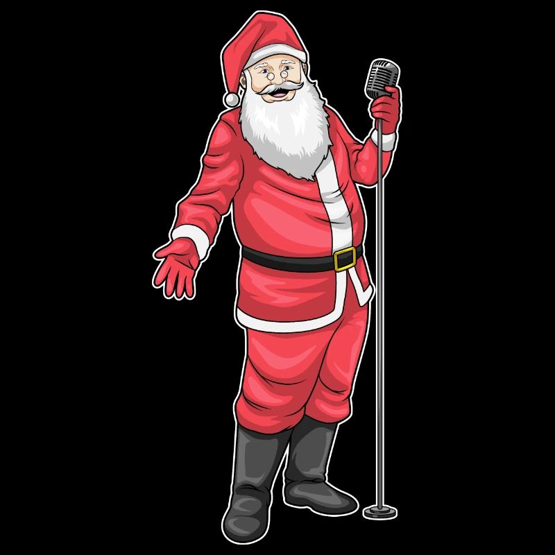 Le Père Noël chante de Noël