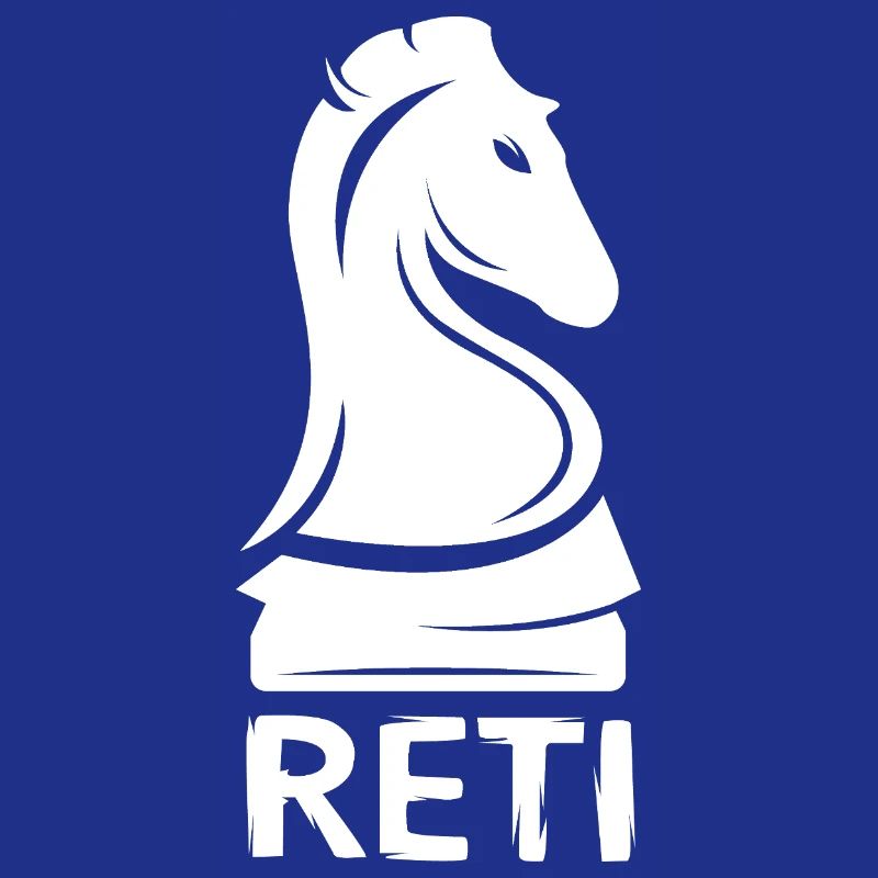 Chevalier d’ouverture d’échecs Reti - Logo du cheval d’échecs