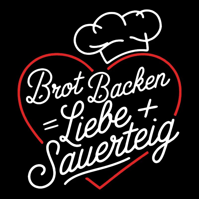 Shirt Brot Sauerteig Liebe 03 SP