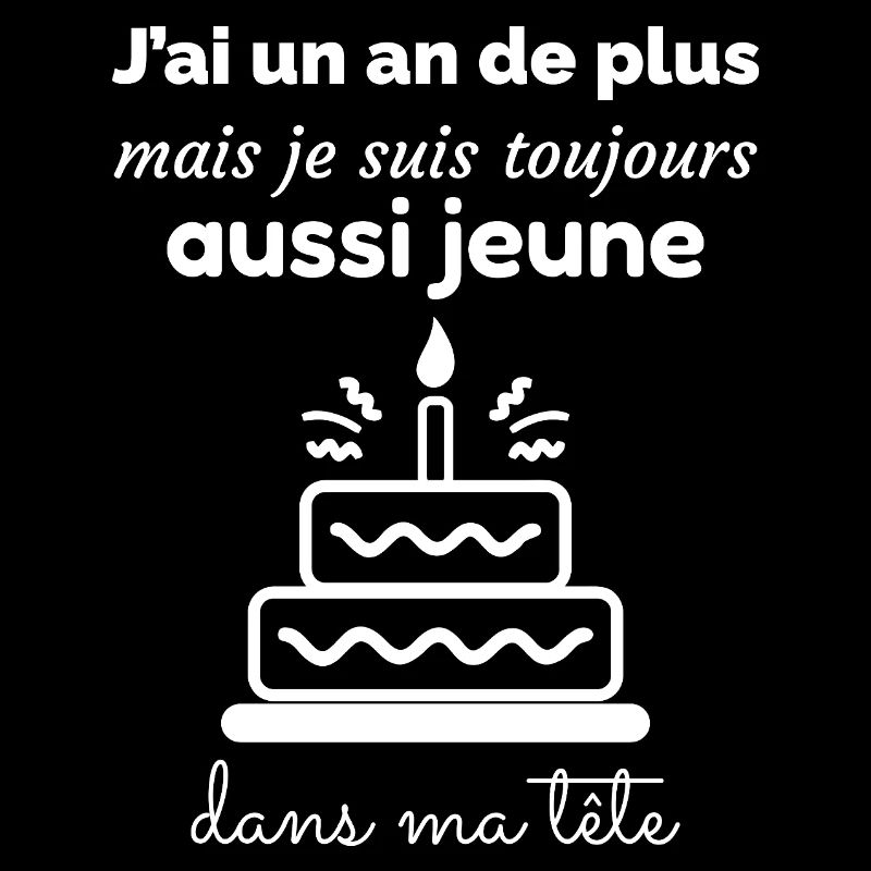 Cadeau d’anniversaire : un an de plus, jeune