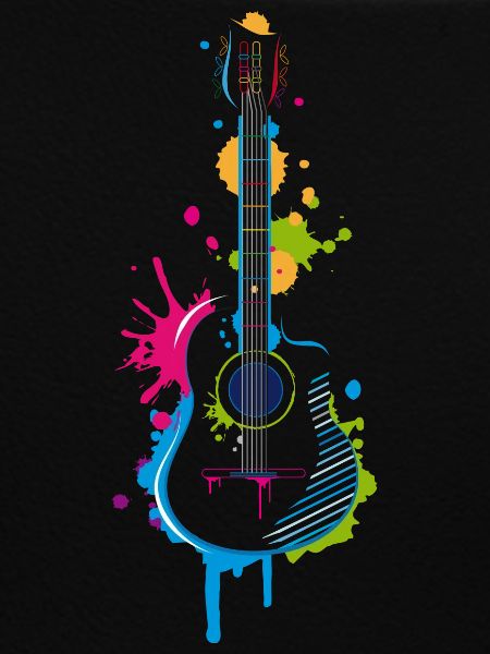Graffiti guitar