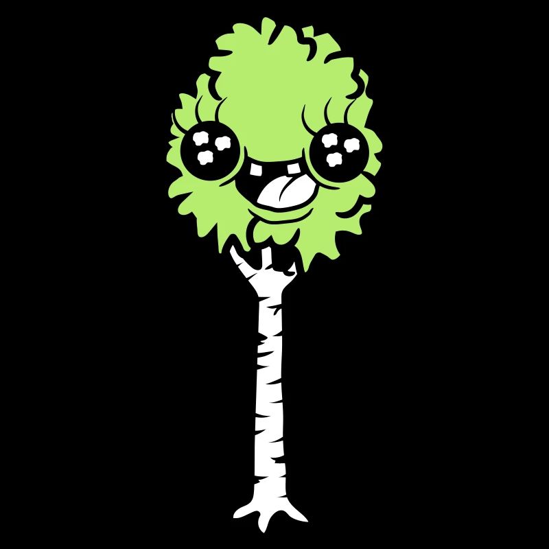 Laughing Cartoon Birch