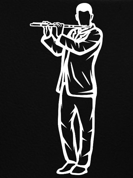 Flutist Drawing
