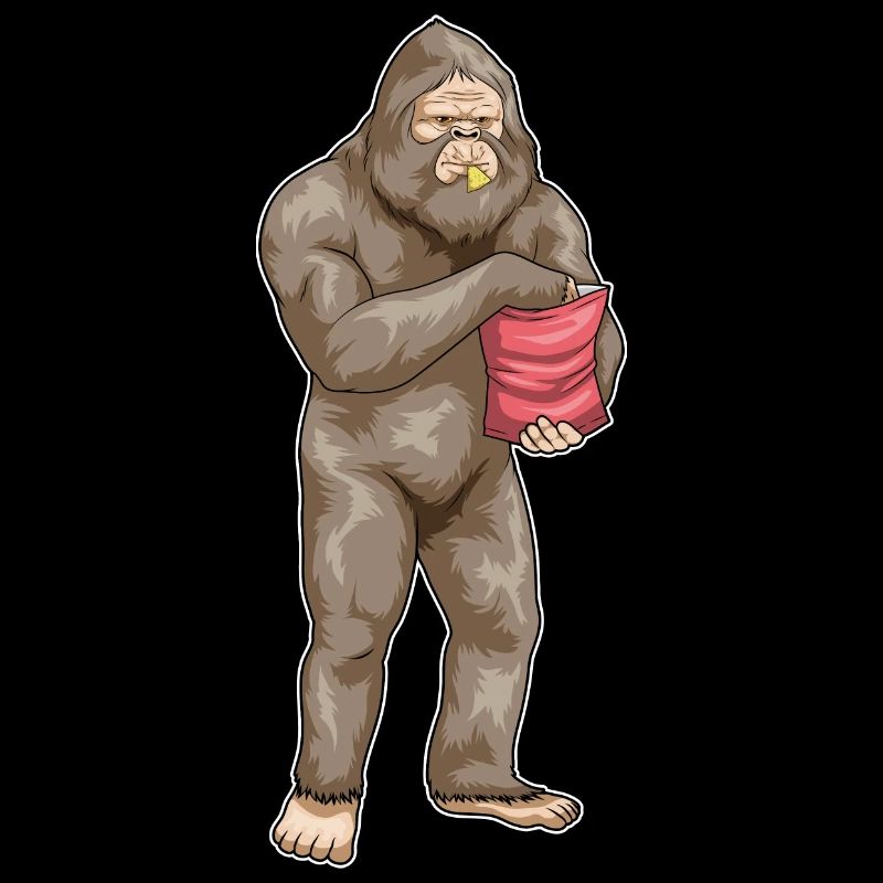 Bigfoot Halloween Potato Chips
