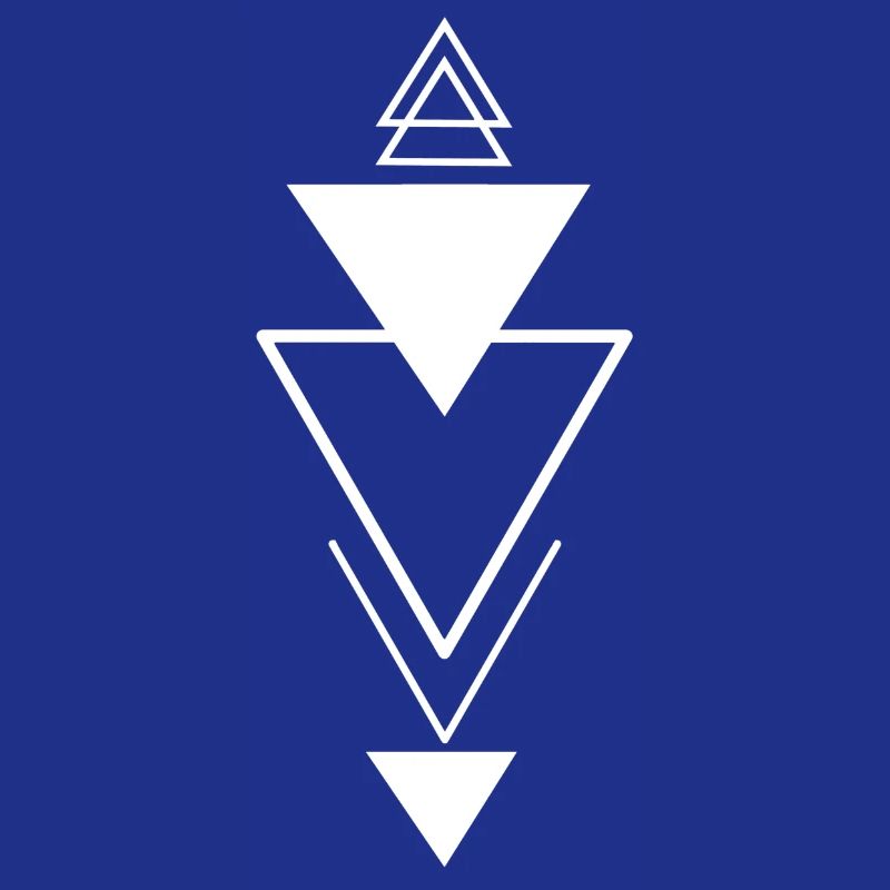 Triangular symbol (white)