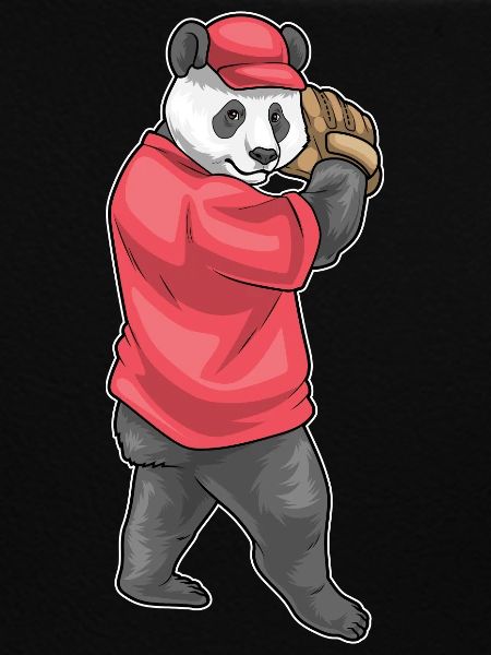 Panda Baseball Baseball Glove