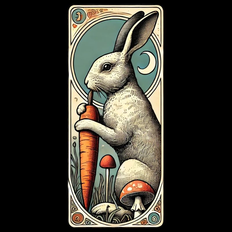 Vintage Easter Bunny Rabbit Nature Lovers