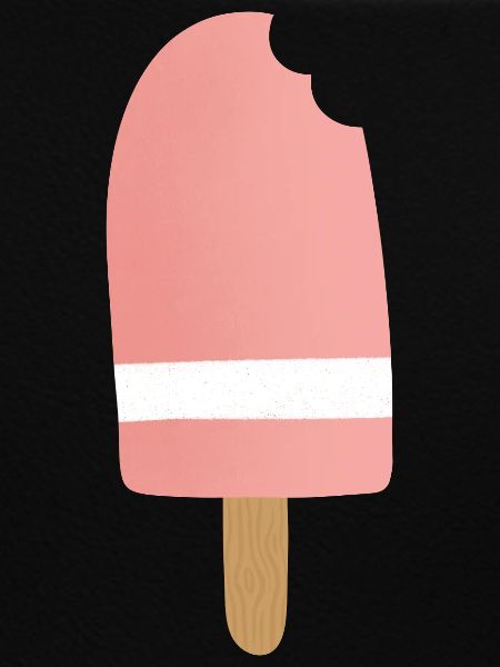 Gradient Pink Popsicle Bite