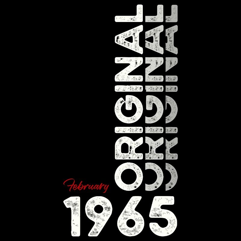 60. Geburtstag Geschenk Mann Original Februar 1965