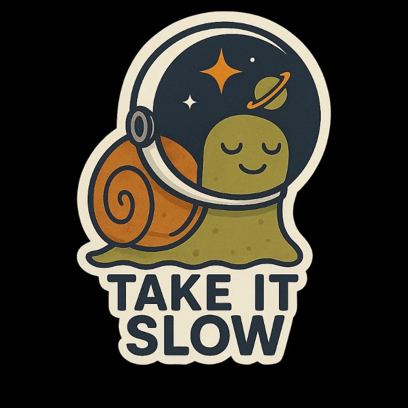 Take it slow - snail's pace in space, so what?