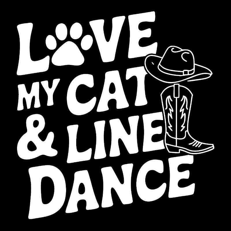 J’adore mon chat et la danse en ligne