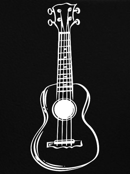 Ukulele Zeichnung