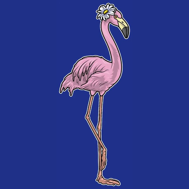 Flamingo Gänseblümchen 