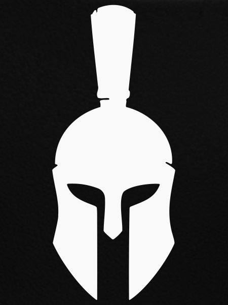 Spartanenhelm Silhouette