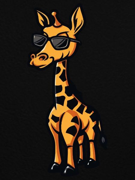 Giraffe Cool Comic